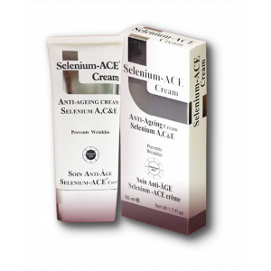SELENIUM - ACE ANTI-AGING CREAM ( SELENIUM + VIT. A + VIT. C + VIT. E + EMOLLIENTS ) 50 GM